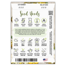 Seed Needs Peaches and Cream seeds close-up highlighting hybrid variety and sweetness