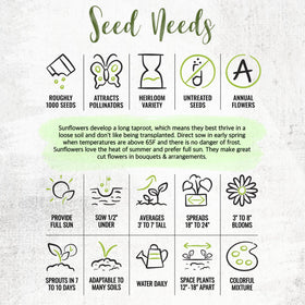 Seed Needs bulk reseal packaging is ideal for sharing or storing seeds.