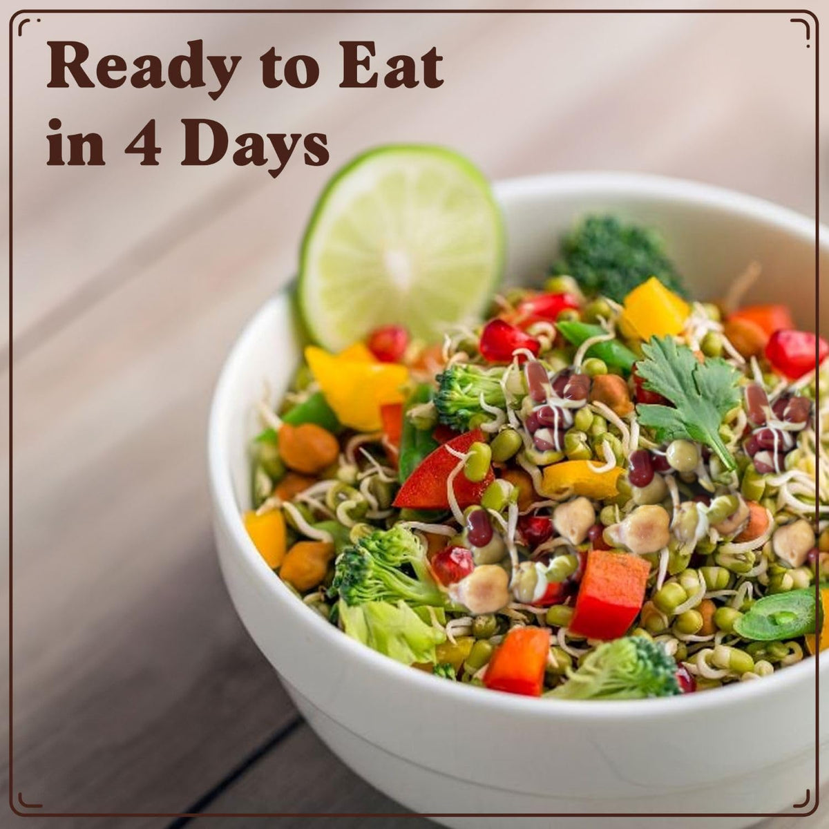 Seedboy mung bean sprouts with mild crunch for bowls and smoothies