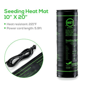 Seedfactor Seedling Heat Mat durable construction supports rugged indoor greenhouse setups