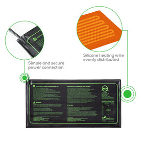 Seedfactor MET safety certified heat mat for reliable operation.
