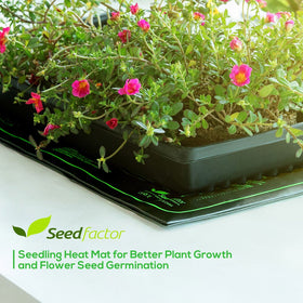 Seedfactor Seedling Heat Mat waterproof power cord for safe indoor use
