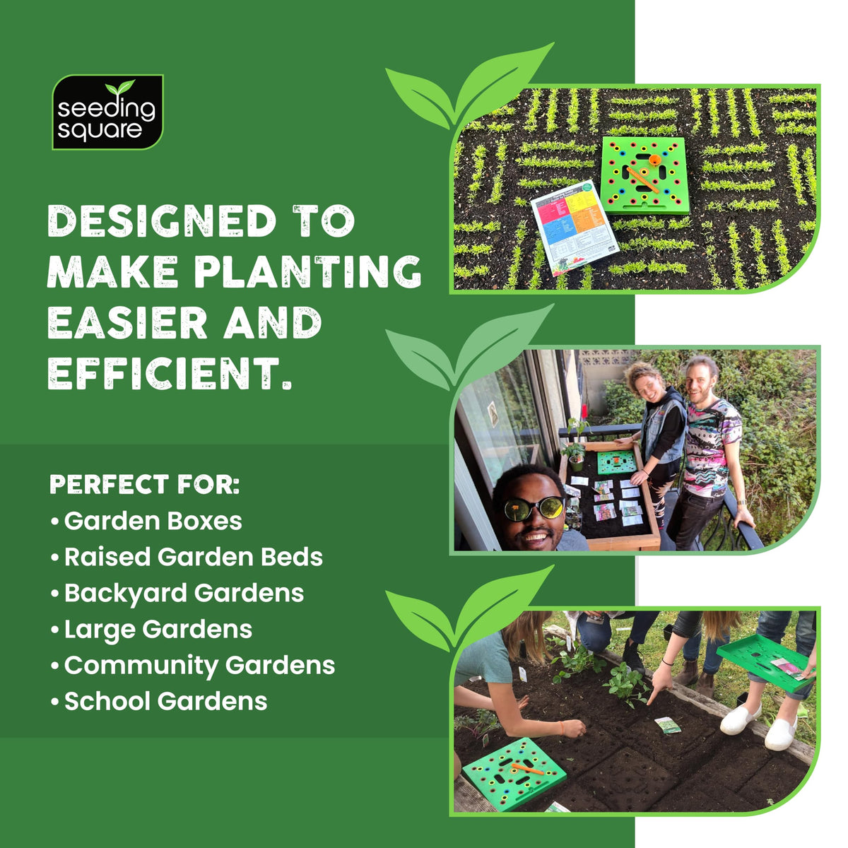 Seeding Square planting guide helps beginners plant confidently and consistently.