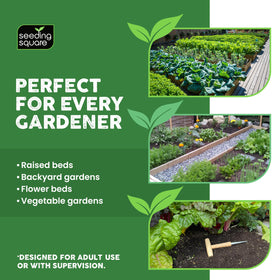 Seeding Square Pokey Planter uniform hole design speeds planting