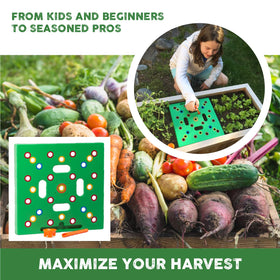 Seeding Square seed spoon supports clean, accurate sowing and quick seed placement.