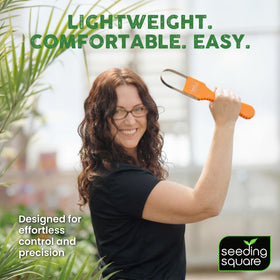 Border-edge weed management with Seeding Square Sneaky Weeder