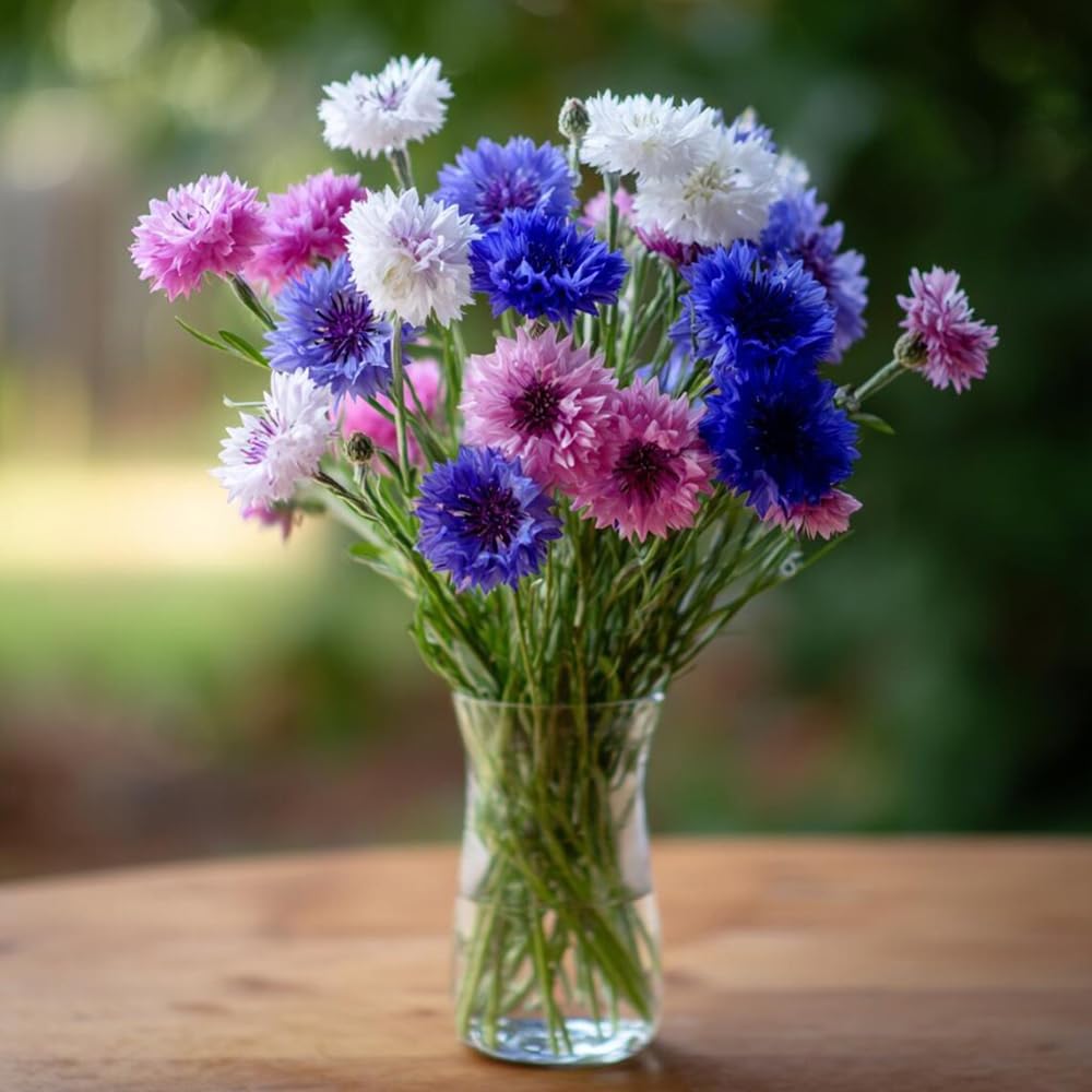 Seeds Of Strength bachelor button seeds pack ideal for vibrant cut flowers