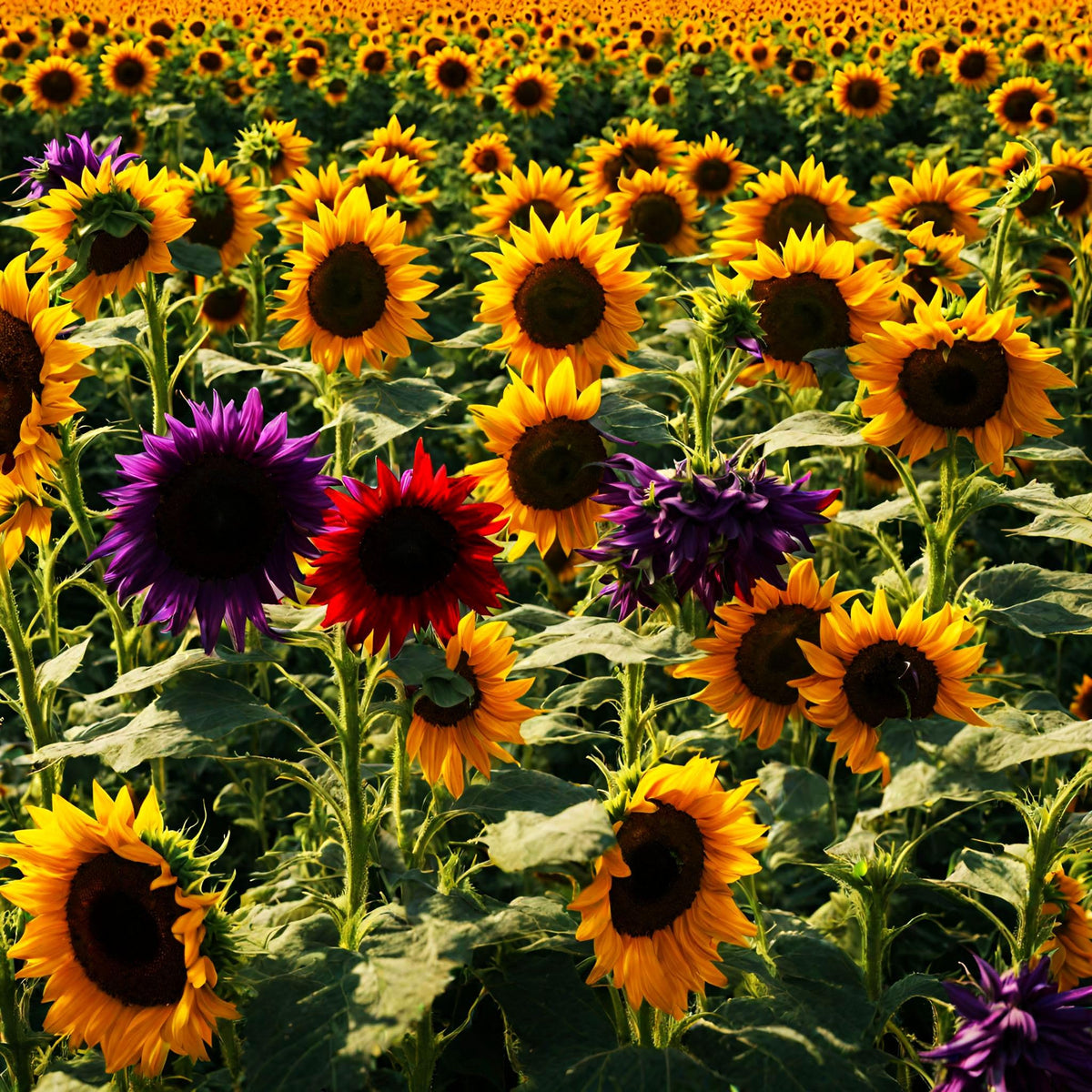 Seeds Of Strength dwarf sunflower container garden ready for small-space displays.