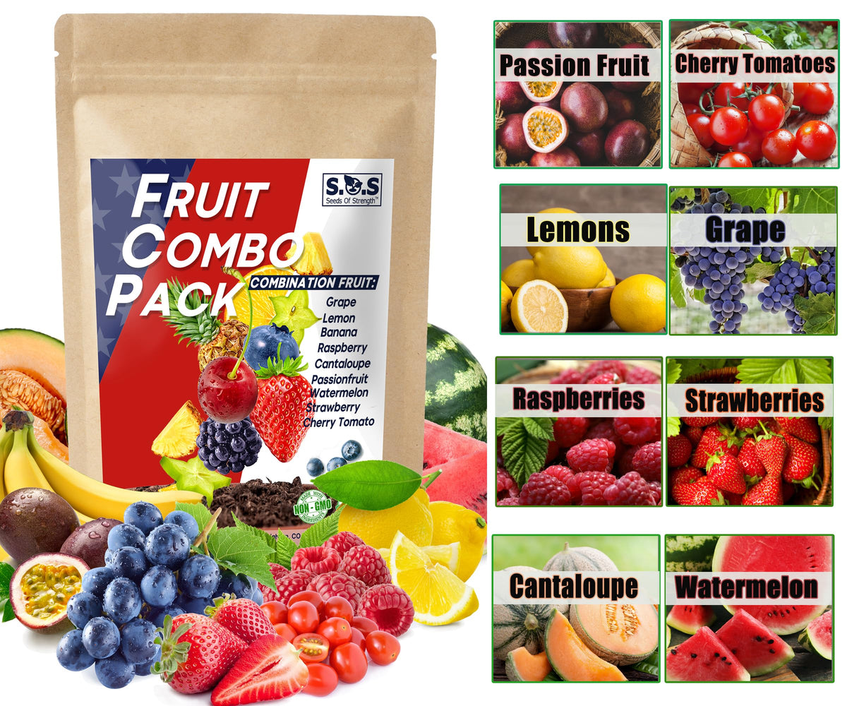 Seeds Of Strength heirloom mix pack front label highlights quality seeds for diverse harvests.