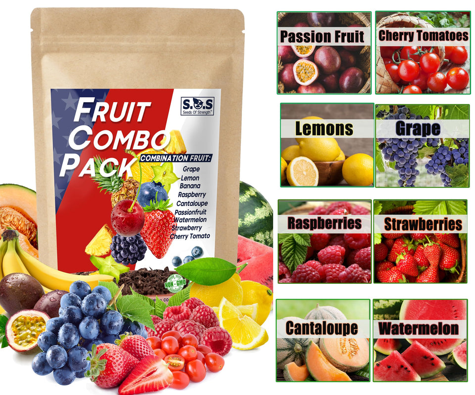 Seeds Of Strength heirloom mix pack front label highlights quality seeds for diverse harvests.