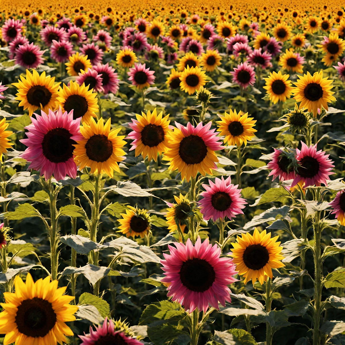 Seeds Of Strength long-blooming dwarf sunflowers brighten beds and patios.