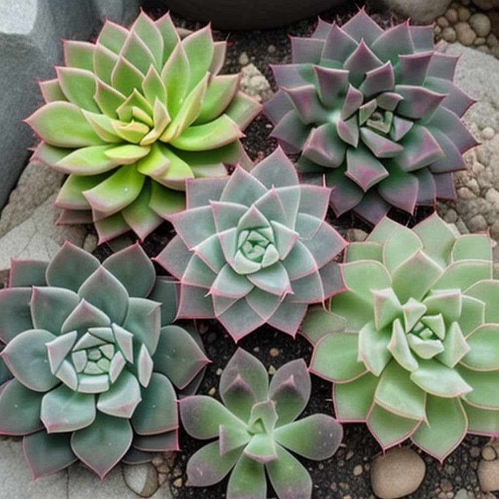Seeds Of Strength perennial heirloom non-GMO succulent seeds display varied shapes