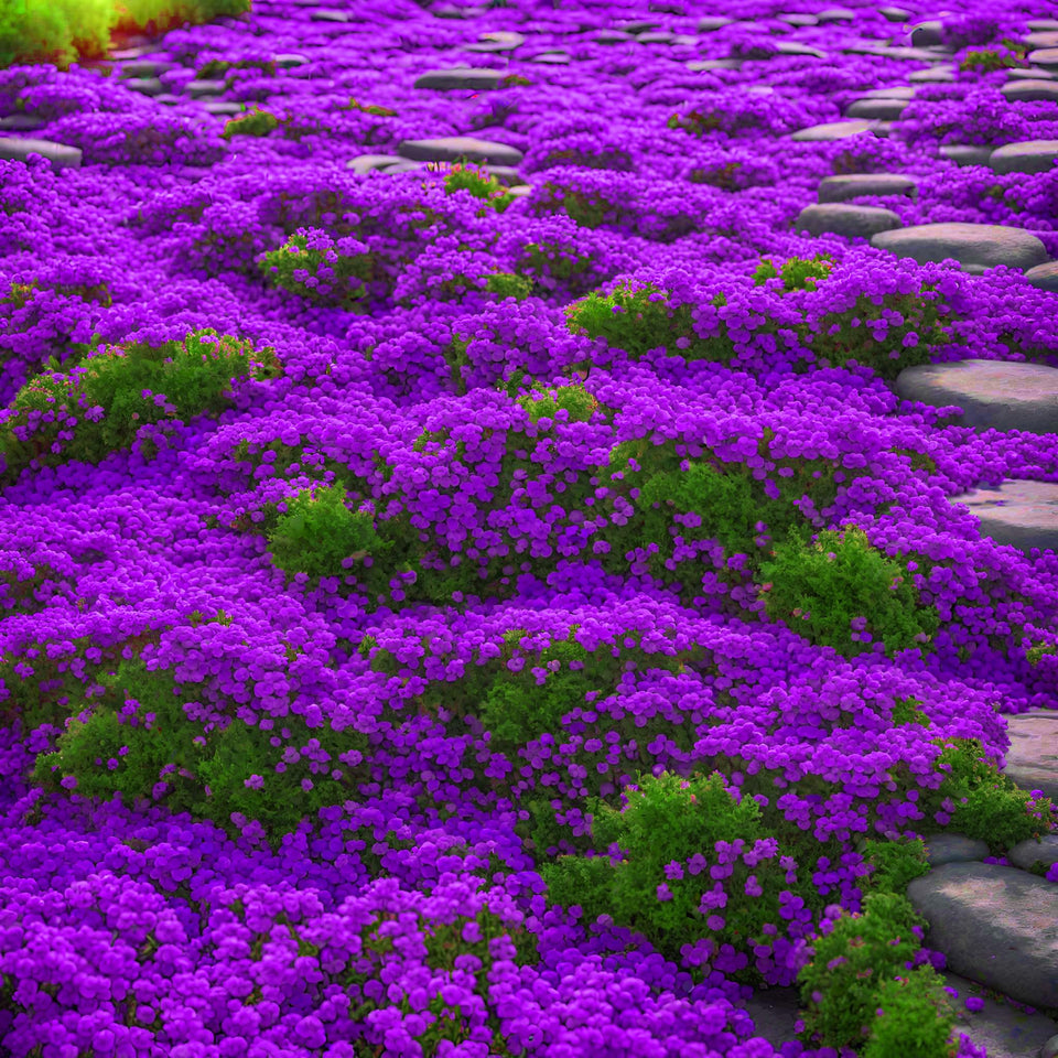 Seeds Of Strength purple creeping thyme seeds pack for lush ground cover.