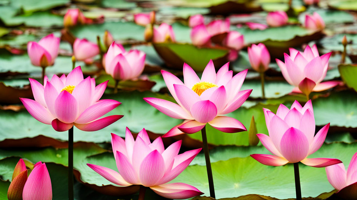 Seeds Of Strength vibrant blooms brighten any water feature or tabletop.