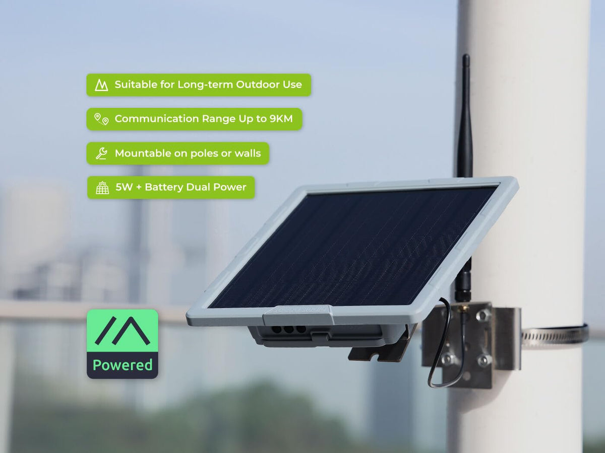 Seeed Studio SenseCAP P1-Pro rechargeable battery enabling continuous outdoor operation