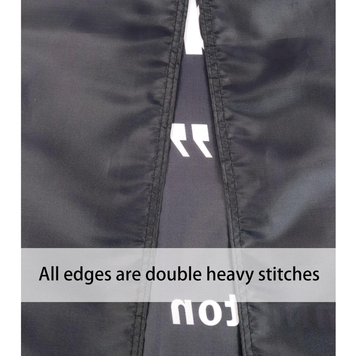 Seekamit durable polyester flag showing reinforced edges for long-lasting use