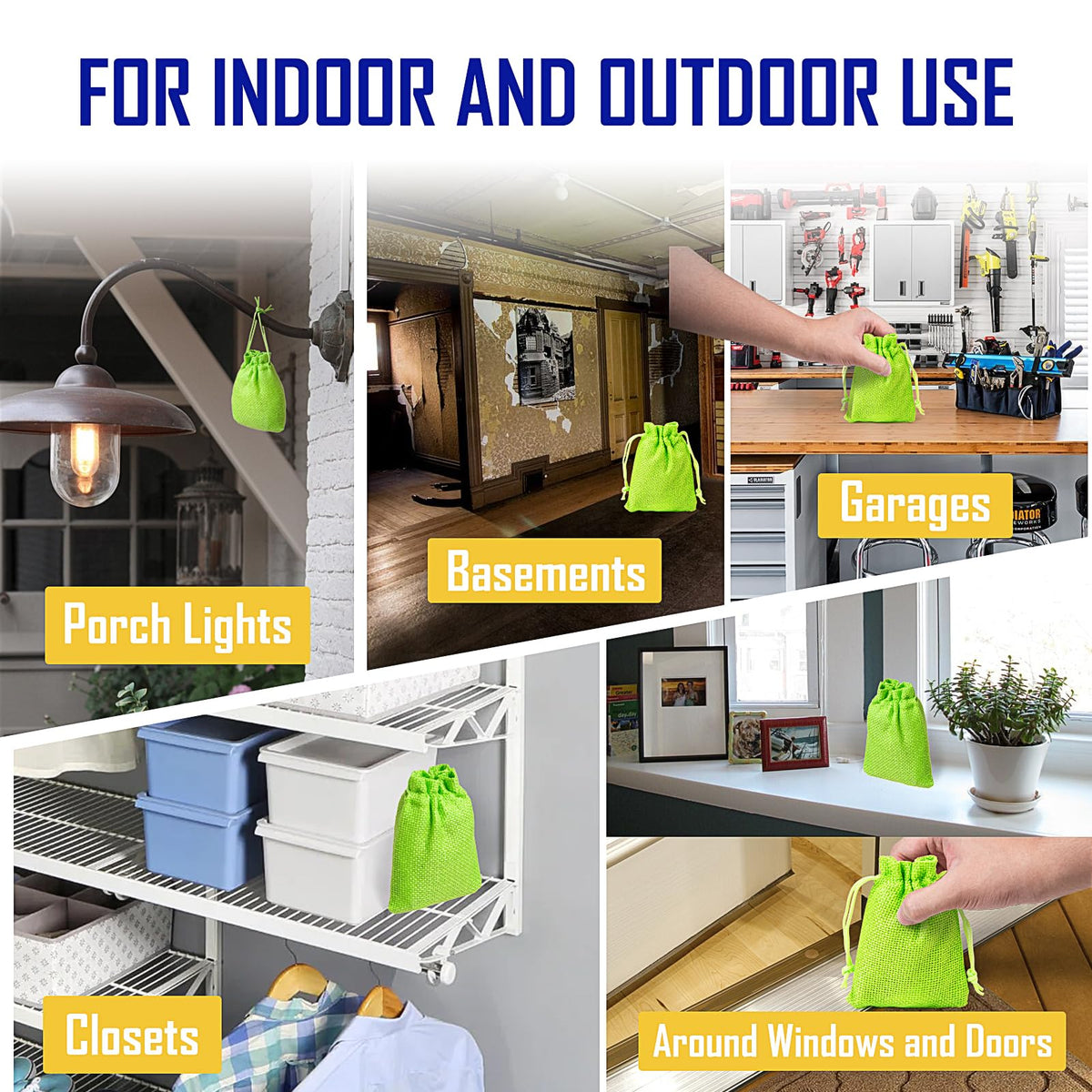 Seekdit 10-pack versatile deterrent for porches, doors, and garages.