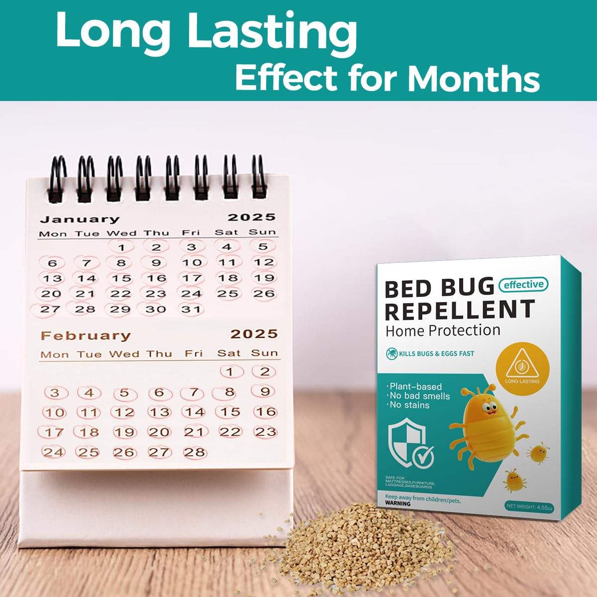 SEEKDIT two-month protection pouch requires no daily sprays.