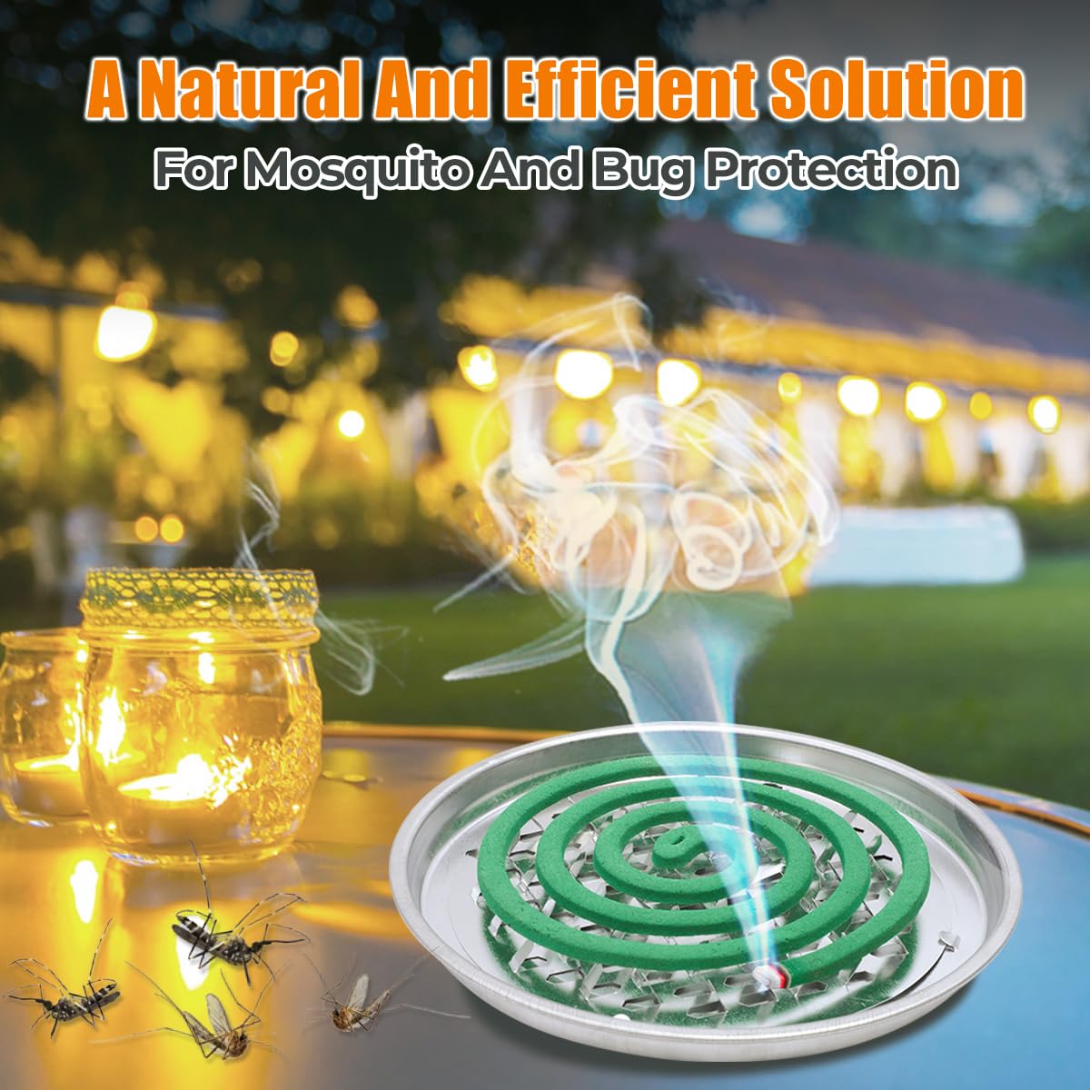 SEEKDIT six-hour coils burn time demonstrated for long-lasting outdoor coverage.