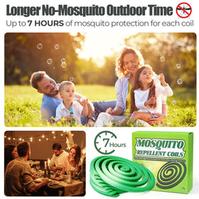 SEEKDIT deck patio mosquito repellent coils create a calmer outdoor area.