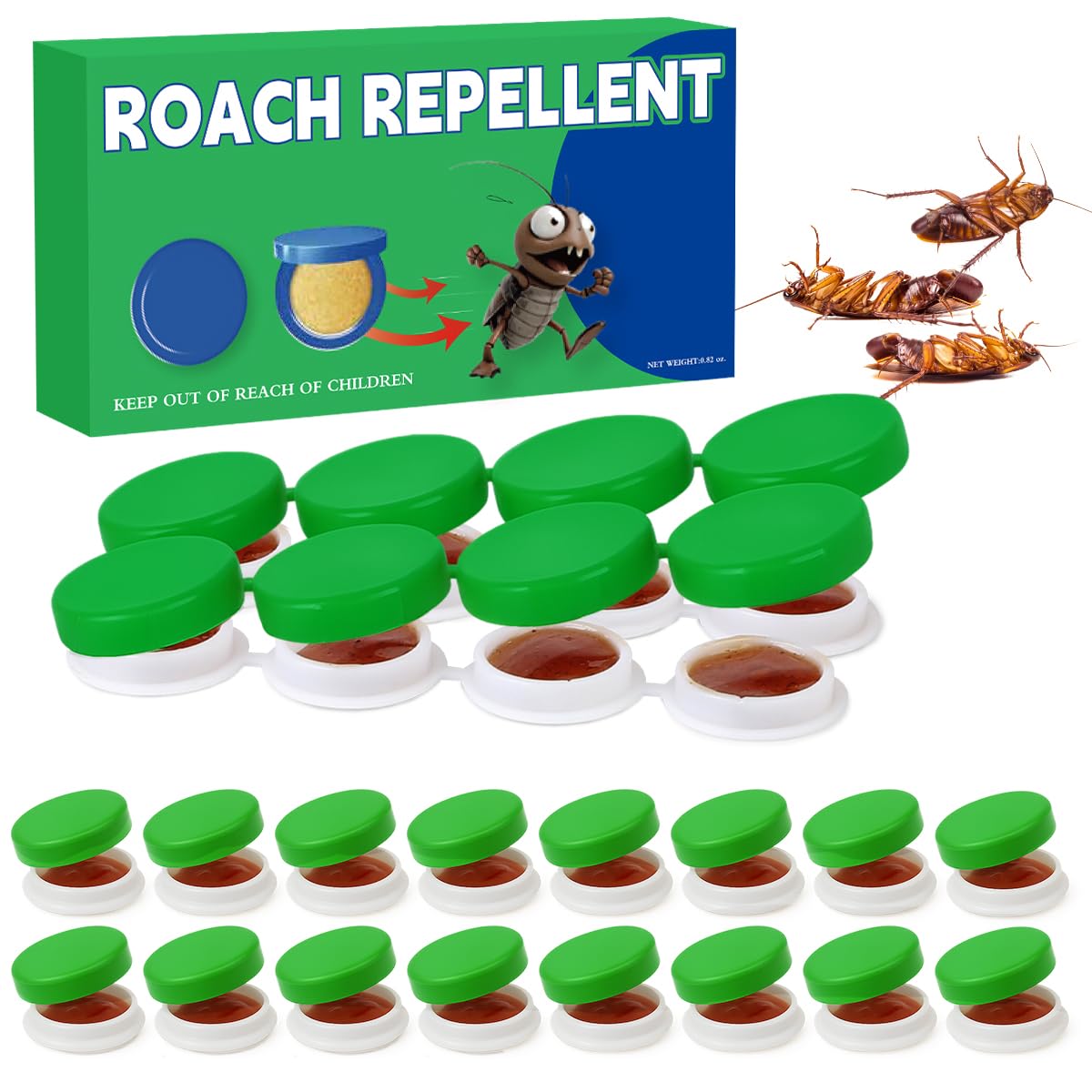 SEEKDIT roach repellent pack under sink providing discreet protection.