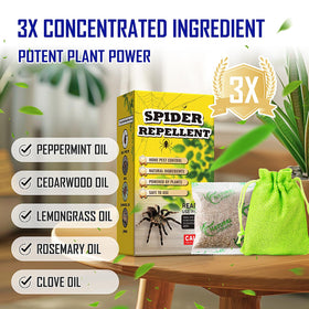 Seekdit spider repellent pouch ready to use in closets or basements.