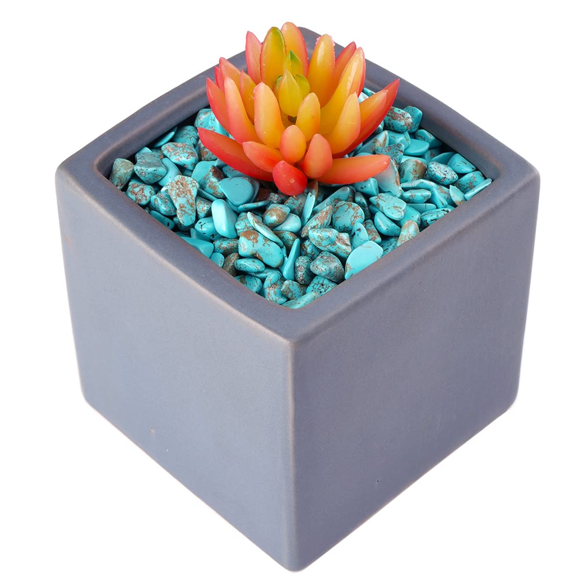 SEEKUP 1 lb pack quartz pebbles for decor and multiple designs.