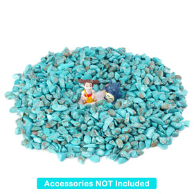SEEKUP warm-note varied colors and shapes quartz chips for unique decorations.