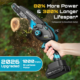 Seesii 1000W brushless motor for smooth power and durability.