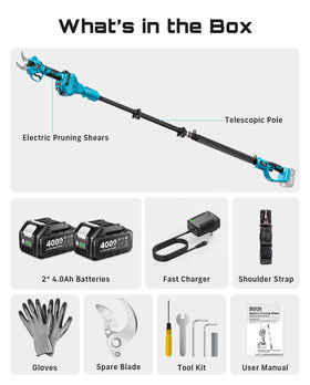 SEESII extra SK5 blade ensures sharp, long-lasting pruning performance.