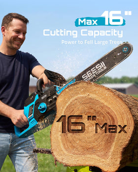 SEESII 40V fast charger keeps batteries ready between cuts