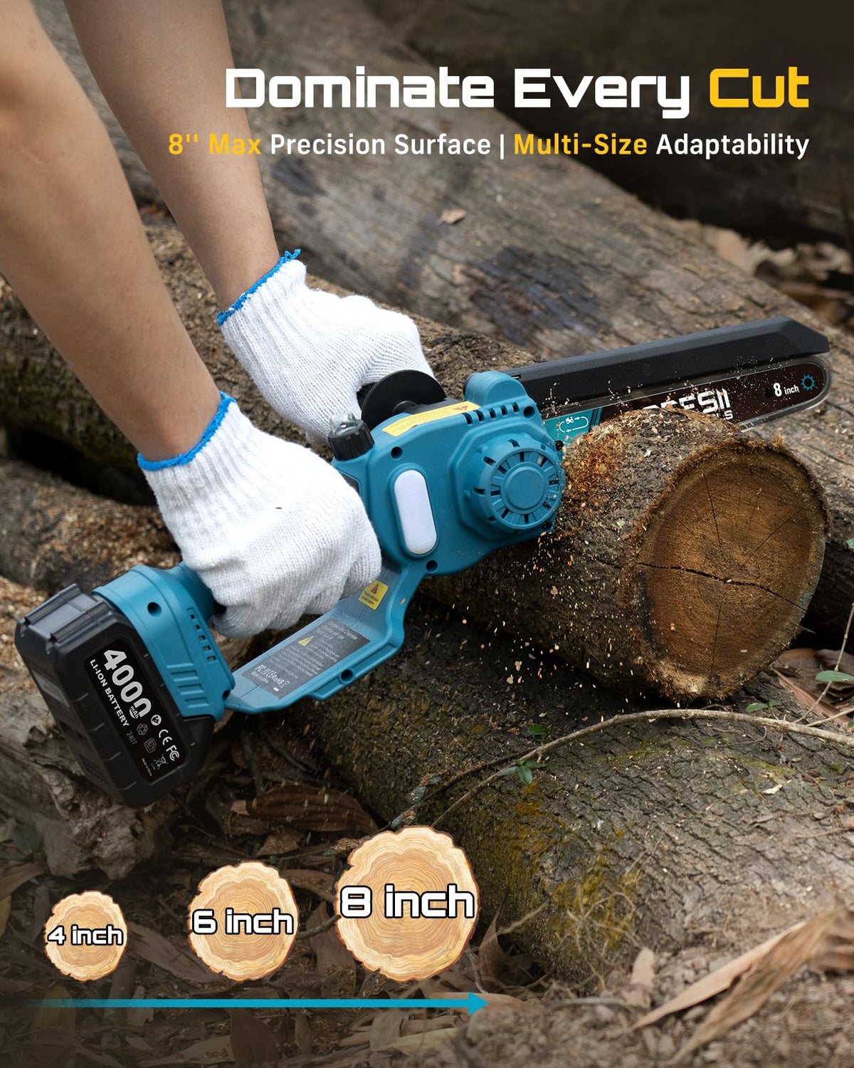 SEESII dual 21V battery pack for extended cutting sessions
