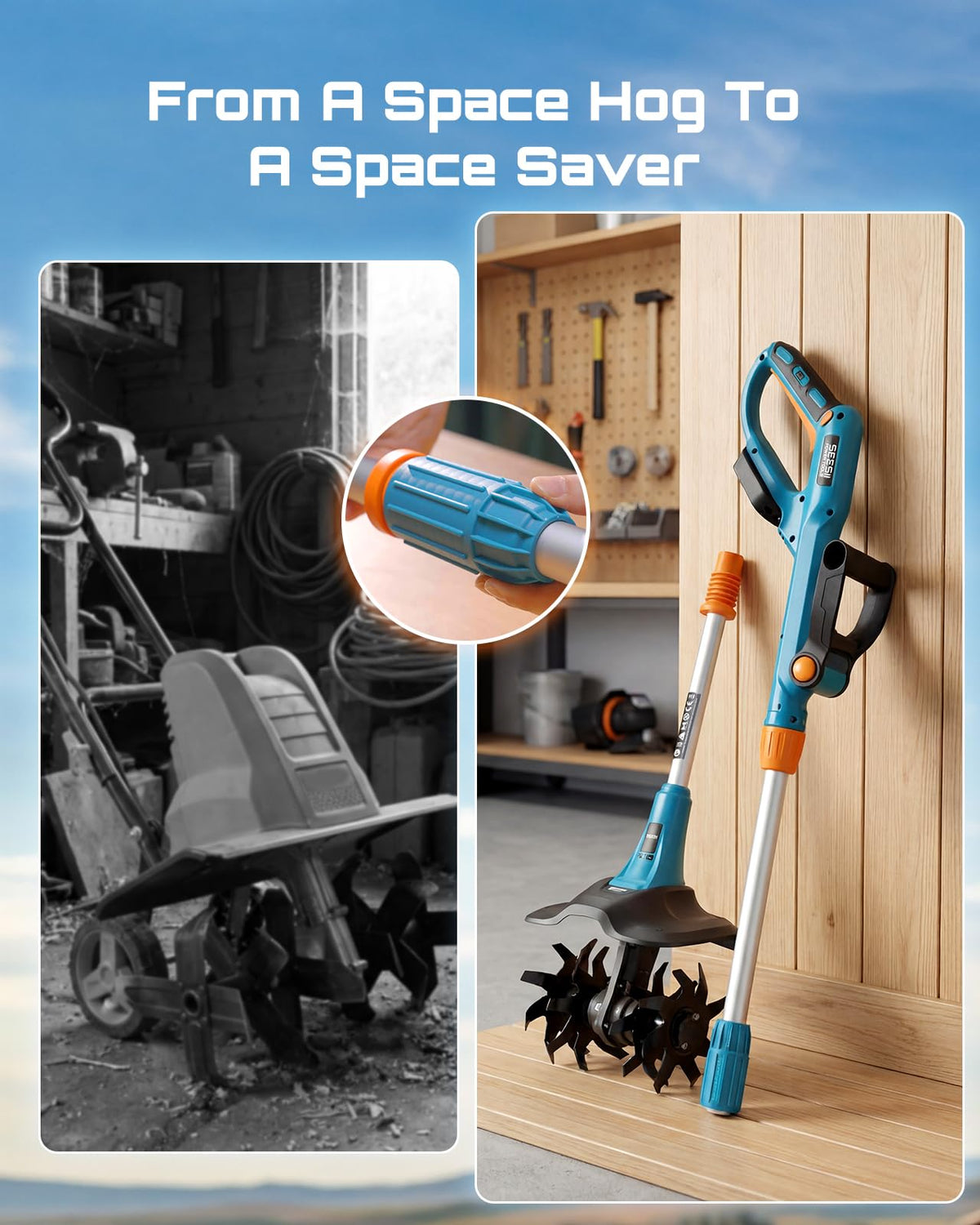 Seesii dual-button safety lock ensures secure and simple operation.