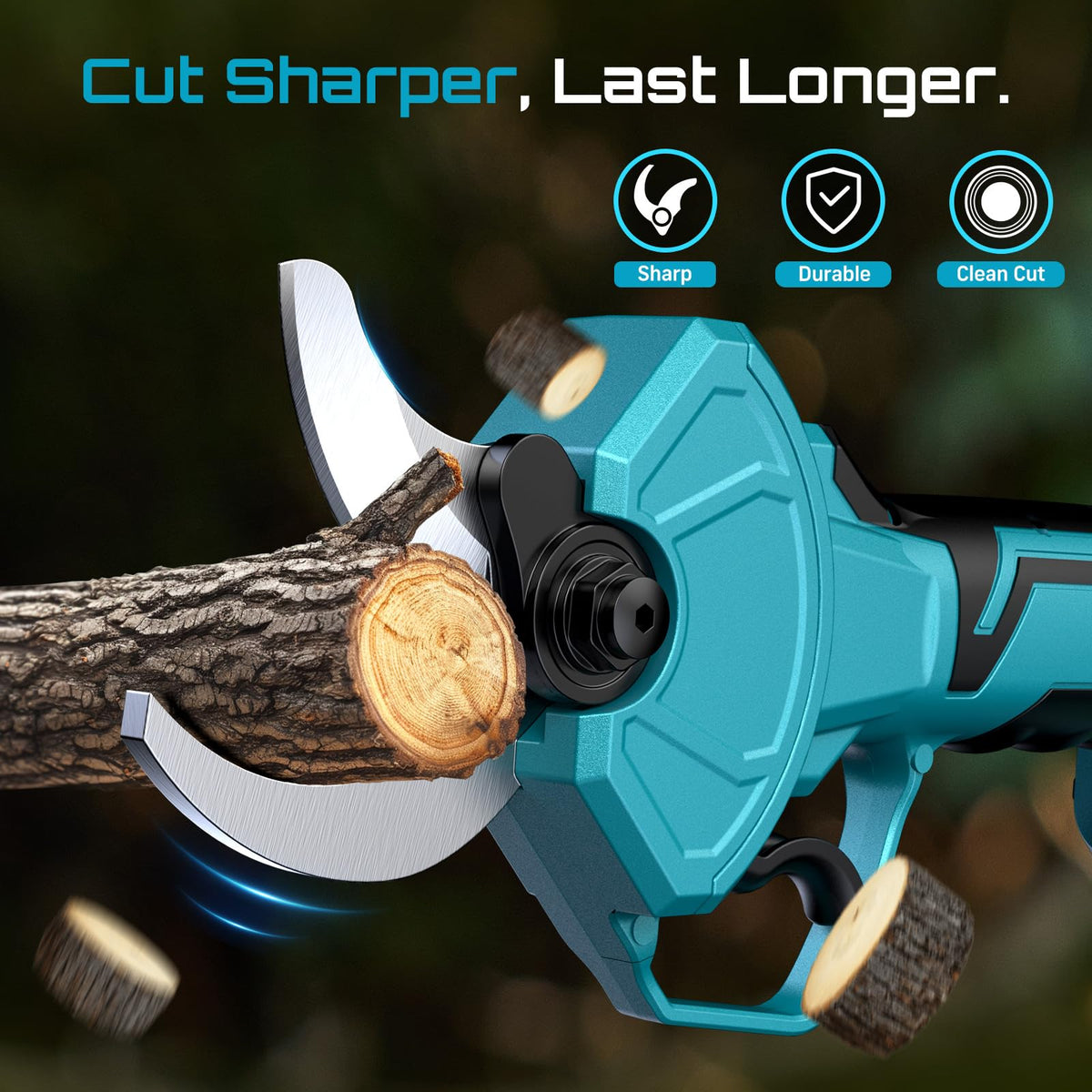 SEESII four cutting modes for different branch sizes