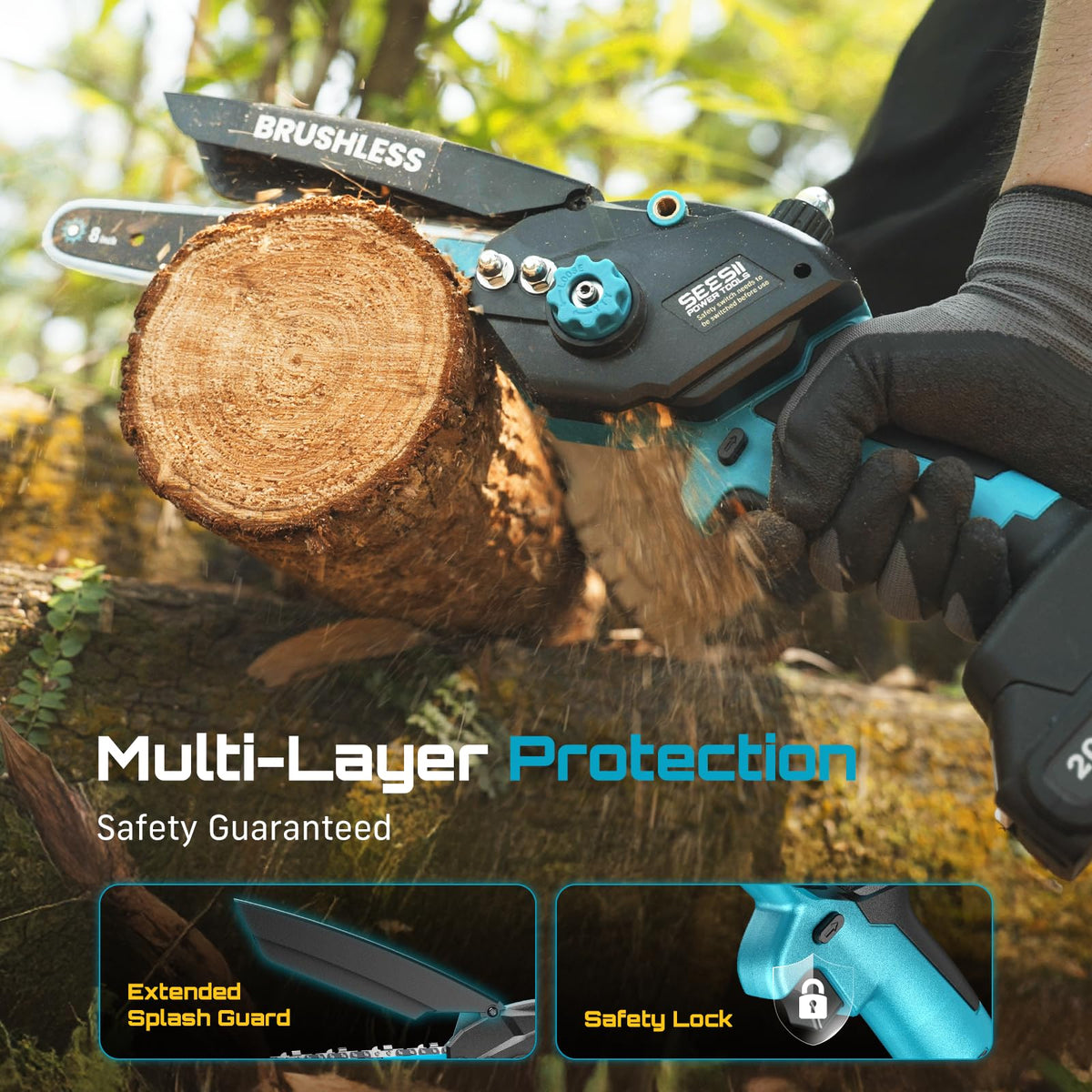 Seesii gift package includes batteries, bars, gloves, and more.