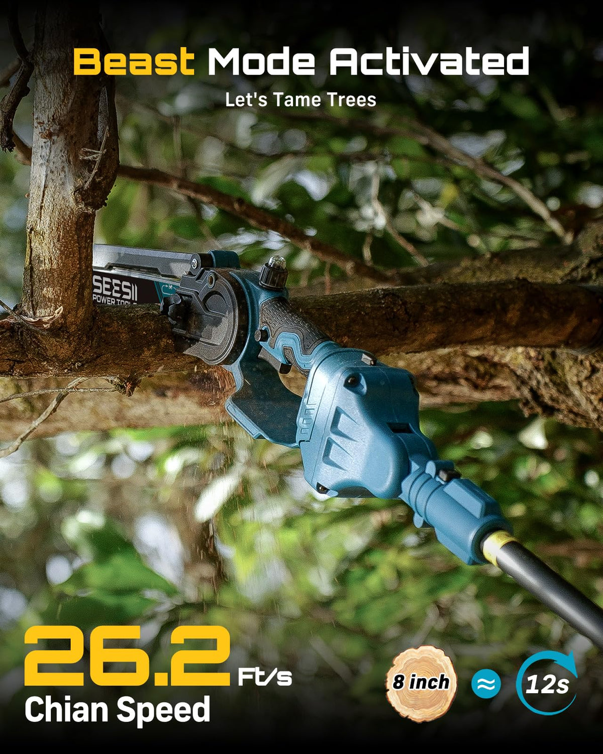 SEESII lightweight design facilitates easy handling for beginners and seniors
