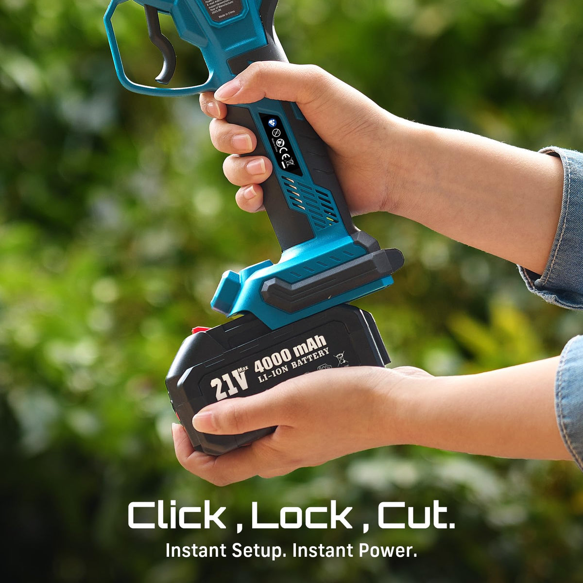 SEESII safety lock and non-slip handle boost safety