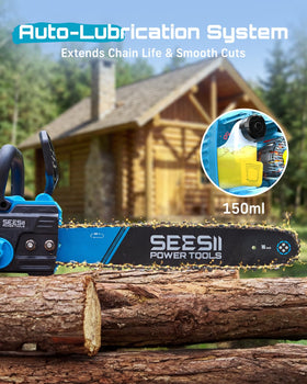 SEESII tool-free chain tension knob enables quick adjustments