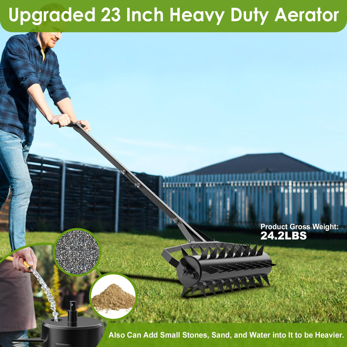 Seeutek high-density alloy body with rust-resistant coating for durability.