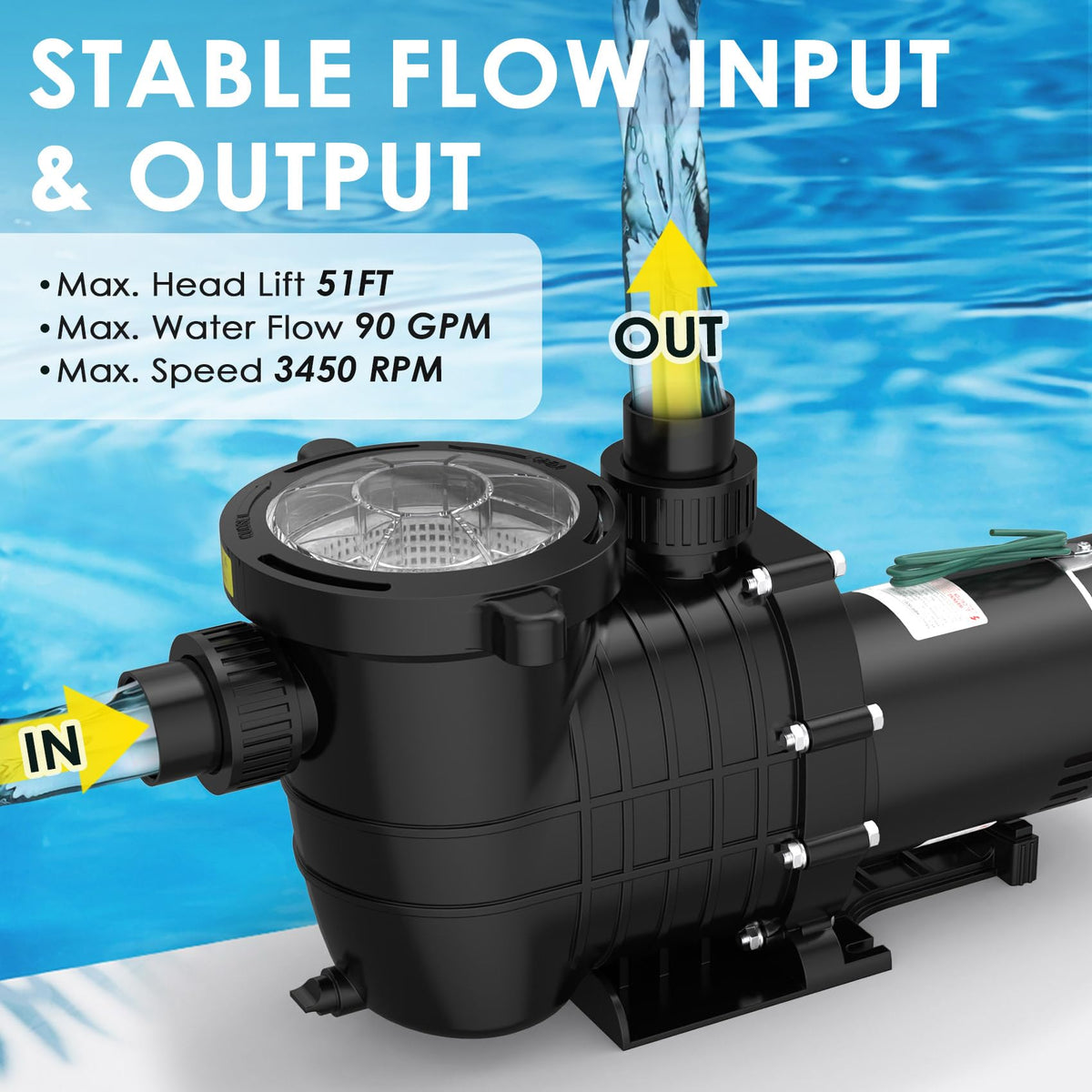 Seeutek IP55 waterproof motor seal for all-weather reliability.