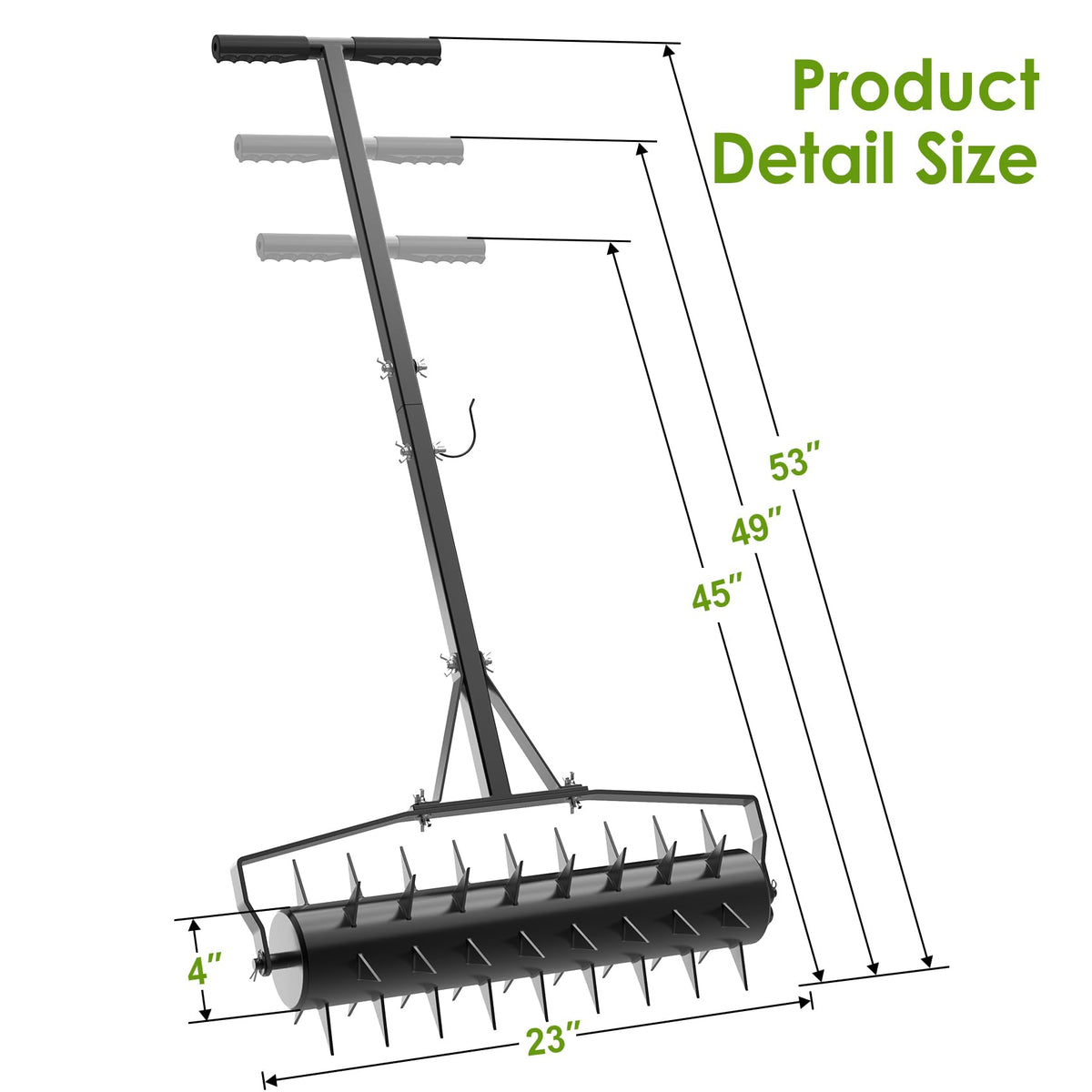 Seeutek tripod-structure design yields stable, sturdy support on uneven soil.