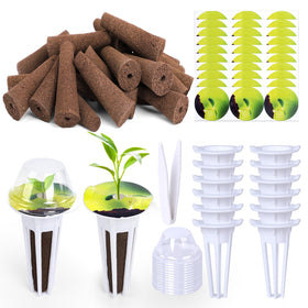 Seewaazee 79-pc hydroponic kit for indoor seed starting