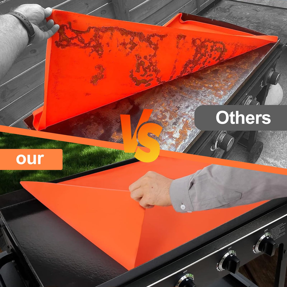 SEFONE portable mat doubles as a surface for food and utensils at gatherings.