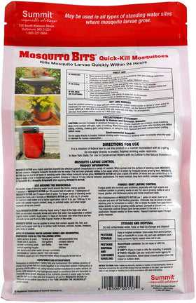 SEGMINISMART Summit Mosquito Bits dry granules ready to pour for larval control.
