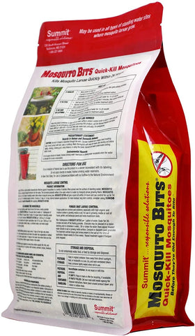 SEGMINISMART Summit Mosquito Bits two-pack packaging supports bulk outdoor use.