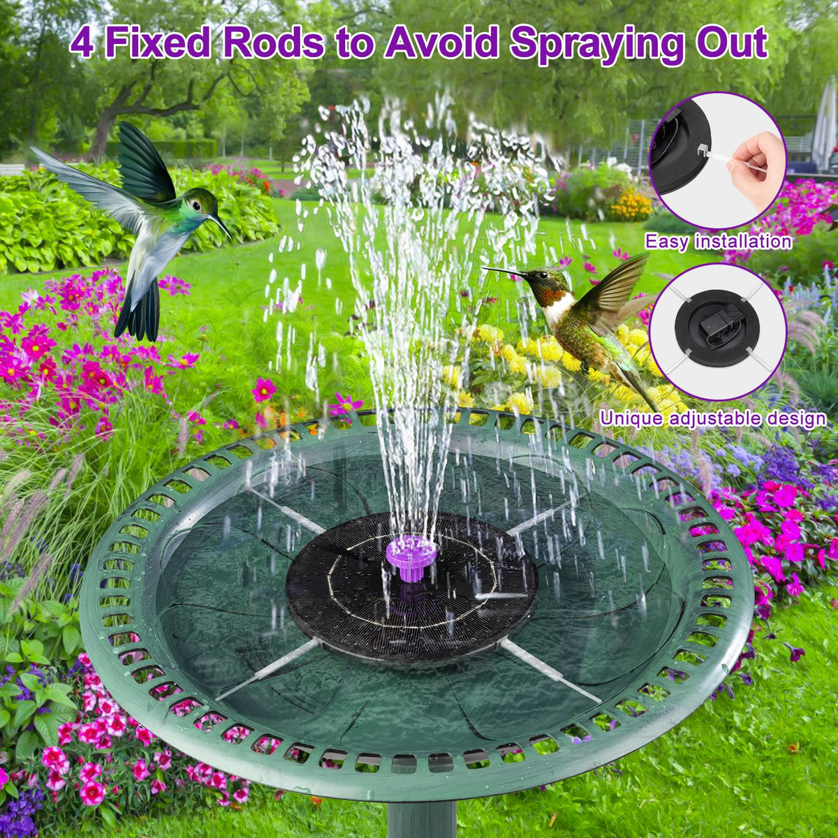 SEIRMEP 8-nozzle options offer varied spray patterns for lively water displays.