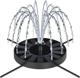 SEIRMEP solar fountain pump with glass panel for efficient energy use
