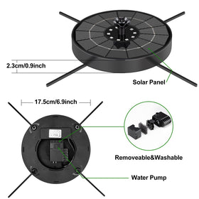 SEIRMEP outdoor fountain suitable for ponds and small pools.