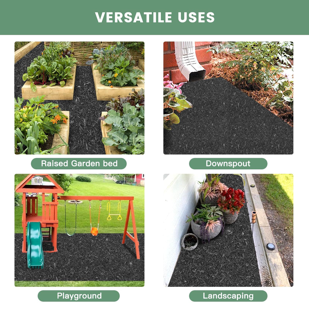 Sekcen easy-install mulch roll showing quick setup.