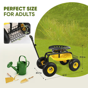 Sekey Garden Cart easy-assembly design gets you ready in minutes